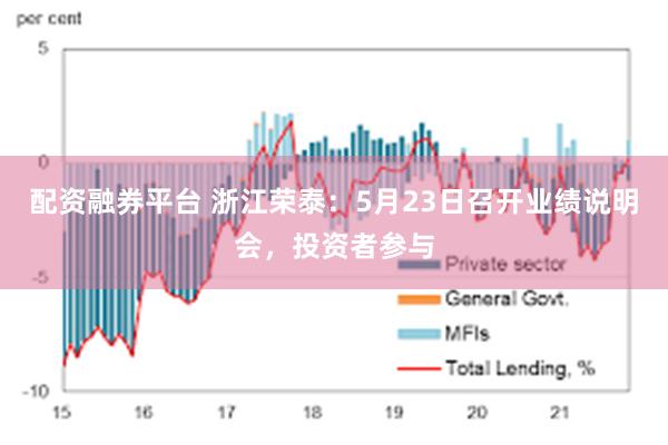 配资融券平台 浙江荣泰：5月23日召开业绩说明会，投资者参与
