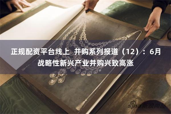正规配资平台线上  并购系列报道（12）：6月战略性新兴产业并购兴致高涨