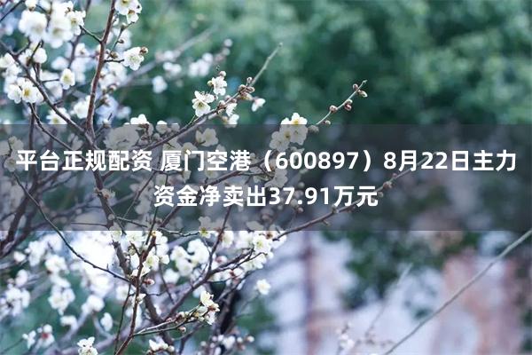 平台正规配资 厦门空港(600897)8月22日主力资金净卖出37.91万元