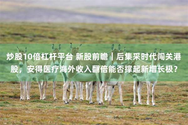 炒股10倍杠杆平台 新股前瞻｜后集采时代闯关港股，安得医疗海外收入翻倍能否撑起新增长极？