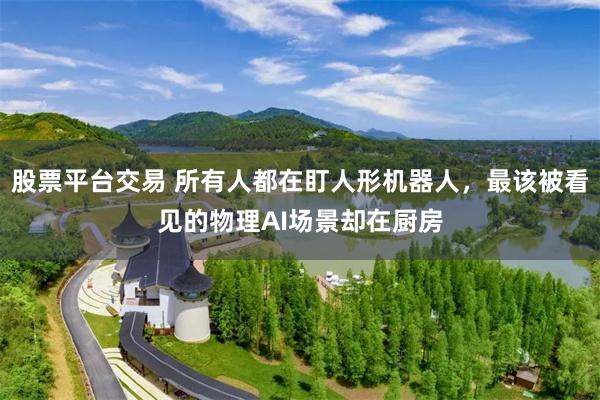 股票平台交易 所有人都在盯人形机器人，最该被看见的物理AI场景却在厨房